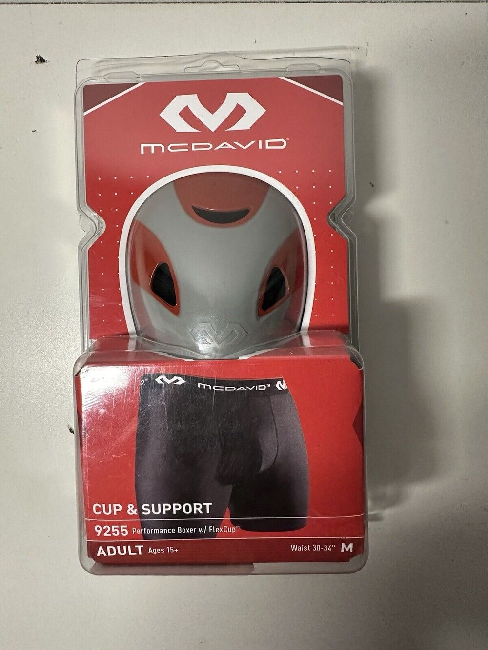 MCDAVID Men's Performance Boxer w/FlexCup Support Size M